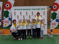 Penkiamečių komanda dalyvavo „Lietuvos mažųjų žaidynių 2018“ III etapo festivalyje Panevėžyje